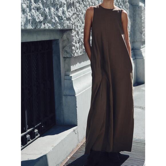 Zara Dresses & Skirts - Nwt- Zara VOLUMINOUS MIDI DRESS-S